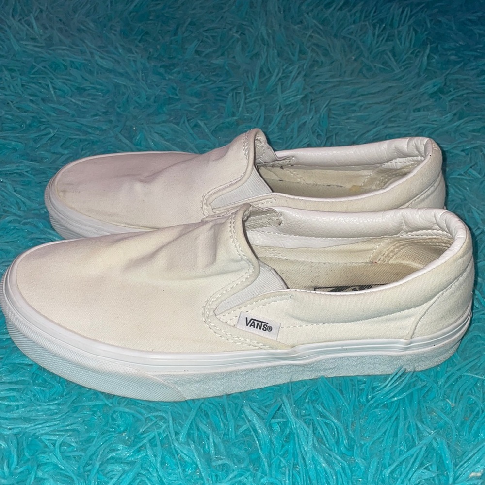 White Vans Slip-On